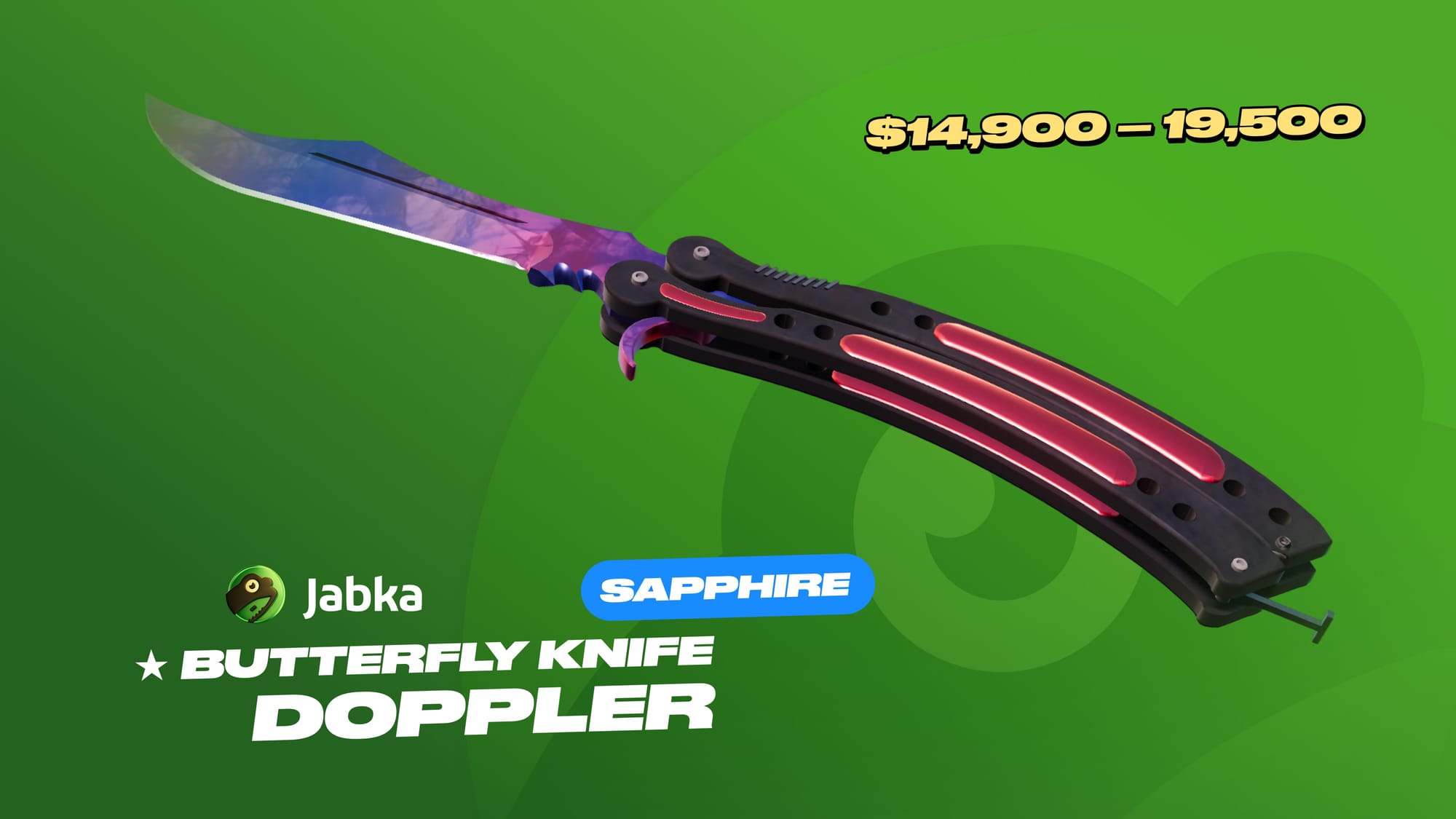 Butterfly Knife Doppler Sapphire 