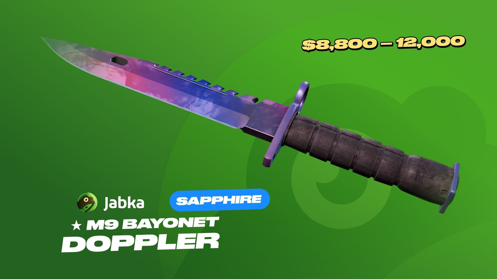 M9 Bayonet Doppler Sapphire