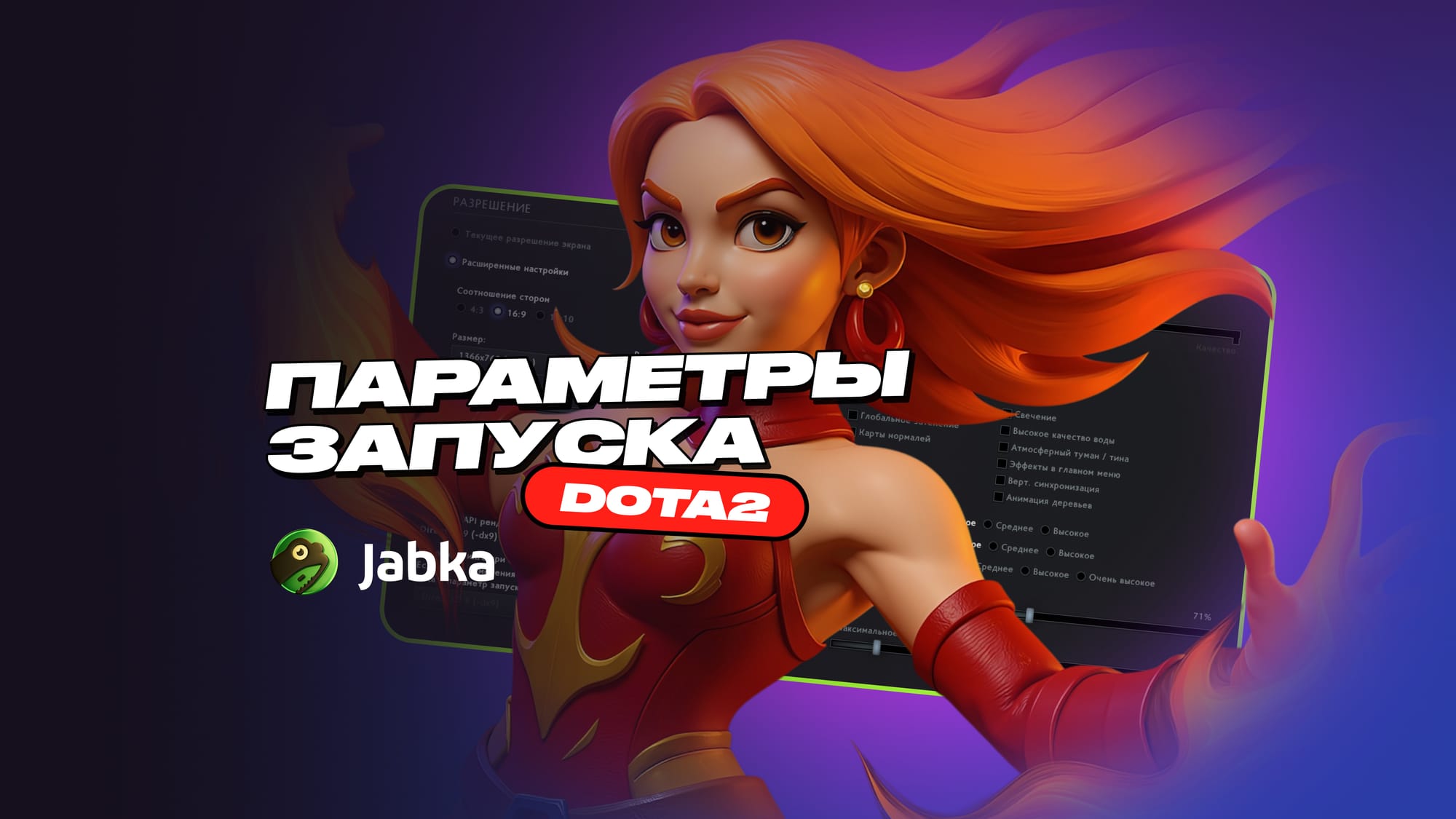 Актуальные параметры запуска Дота 2 в 2025 году