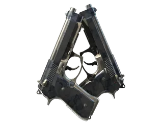 Souvenir Dual Berettas | Stained (Minimal Wear)