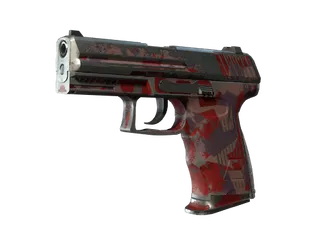 P2000 | Red FragCam (Battle-Scarred)