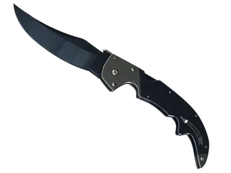 ★ StatTrak™ Falchion Knife | Blue Steel (Well-Worn)