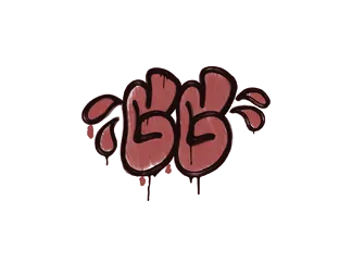 Sealed Graffiti | GGWP (Blood Red)