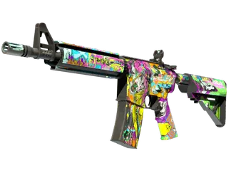 M4A4 | In Living Color (Well-Worn)