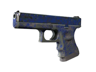 StatTrak™ Glock-18 | Blue Fissure (Battle-Scarred)