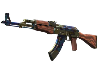 StatTrak™ AK-47 | Case Hardened (Well-Worn)