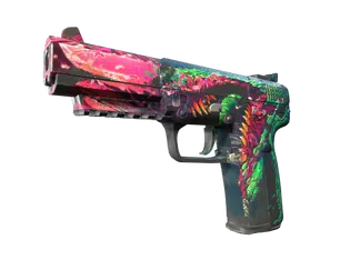 Five-SeveN | Hyper Beast (Battle-Scarred)