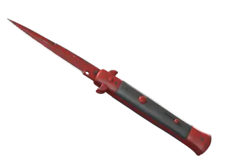 ★ Stiletto Knife | Crimson Web (Field-Tested)