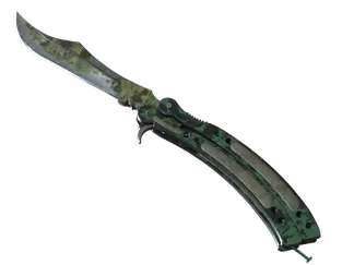 ★ Butterfly Knife | Boreal Forest (Battle-Scarred)