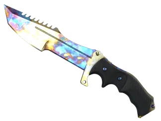 ★ StatTrak™ Huntsman Knife | Case Hardened (Well-Worn)