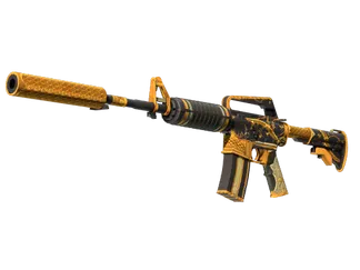 StatTrak™ M4A1-S | Golden Coil (Well-Worn)