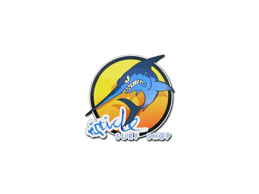 Sticker | Ocean Sunset Stabbyfish