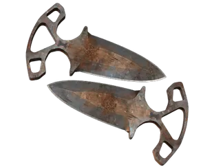 ★ StatTrak™ Shadow Daggers | Rust Coat (Battle-Scarred)