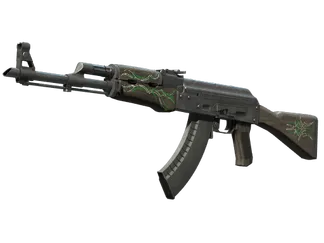 AK-47 | Emerald Pinstripe (Battle-Scarred)