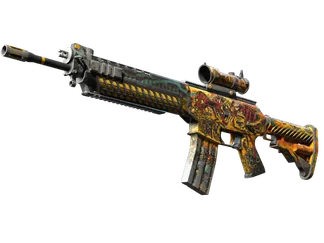 StatTrak™ SG 553 | Colony IV (Well-Worn)
