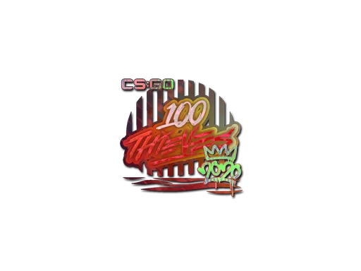 Sticker | 100 Thieves (Holo) | 2020 RMR