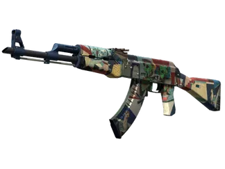 StatTrak™ AK-47 | Leet Museo (Well-Worn)