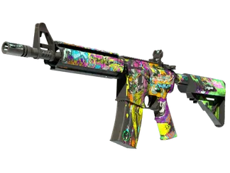 StatTrak™ M4A4 | In Living Color (Battle-Scarred)