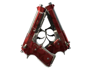 StatTrak™ Dual Berettas | Hemoglobin (Field-Tested)