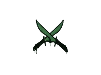 Sealed Graffiti | X-Knives (Jungle Green)