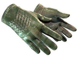★ Driver Gloves | Racing Green (Battle-Scarred)