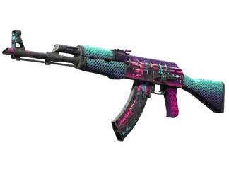StatTrak™ AK-47 | Neon Rider (Battle-Scarred)