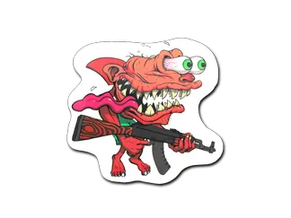 Sticker | Red Shark Shooter