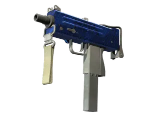StatTrak™ MAC-10 | Lapis Gator (Well-Worn)