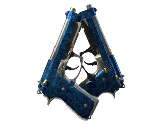 Dual Berettas | Cobalt Quartz (Minimal Wear)