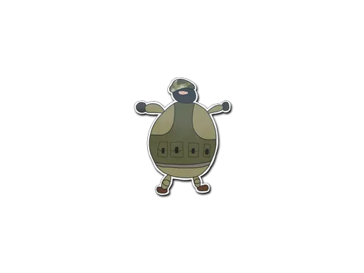 Sticker | Poorly Drawn IDF