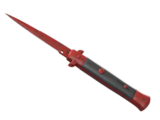 ★ Stiletto Knife | Crimson Web (Minimal Wear)