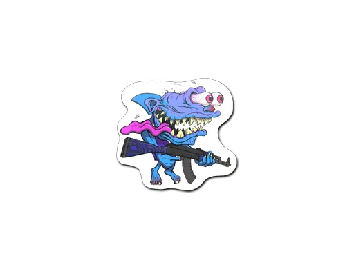 Sticker | Blue Shark Shooter