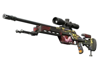 StatTrak™ SSG 08 | Bloodshot (Battle-Scarred)