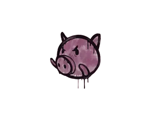 Sealed Graffiti | Piggles (Princess Pink)