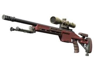 SSG 08 | Red Stone (Minimal Wear)