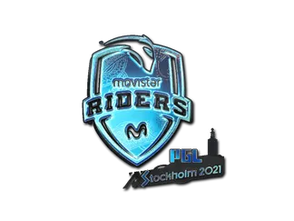 Sticker | Movistar Riders (Holo) | Stockholm 2021