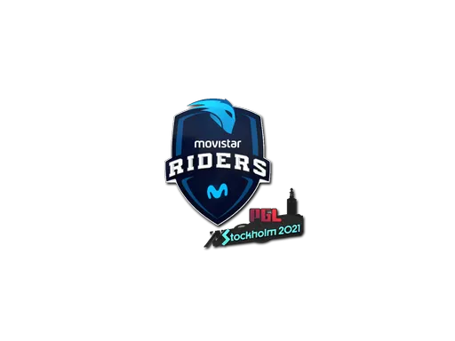 Sticker | Movistar Riders | Stockholm 2021