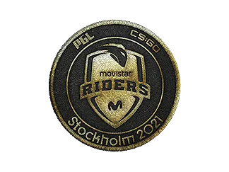 Patch | Movistar Riders (Gold) | Stockholm 2021
