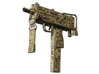 Souvenir MAC-10 | Sienna Damask (Well-Worn)
