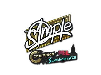 Sticker | s1mple | Stockholm 2021