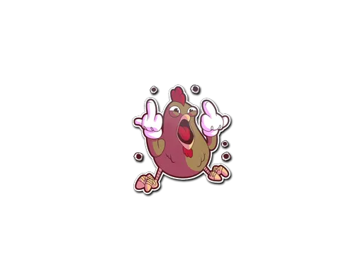 Sticker | Get Clucked