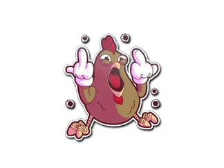 Sticker | Get Clucked