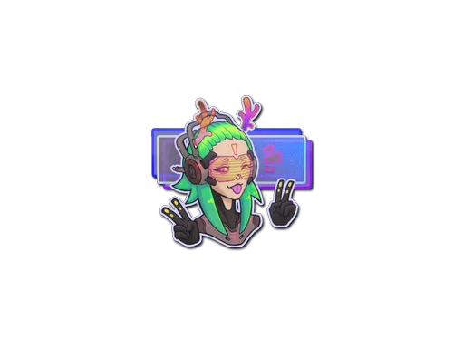 Sticker | V For Victory (Holo)