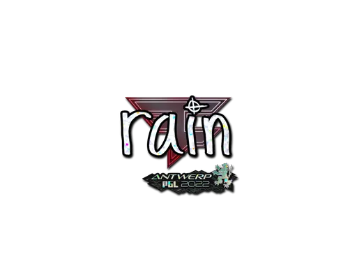 Sticker | rain (Glitter) | Antwerp 2022