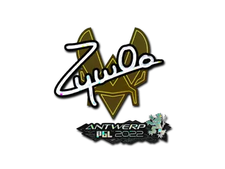 Sticker | ZywOo (Glitter) | Antwerp 2022