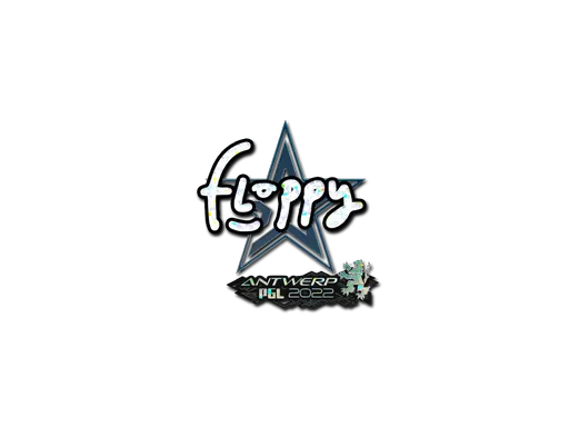 Sticker | floppy (Glitter) | Antwerp 2022