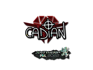 Sticker | cadiaN (Glitter) | Antwerp 2022