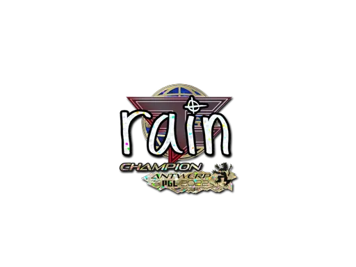 Sticker | rain (Glitter, Champion) | Antwerp 2022