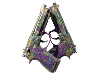 Dual Berettas | Flora Carnivora (Battle-Scarred)