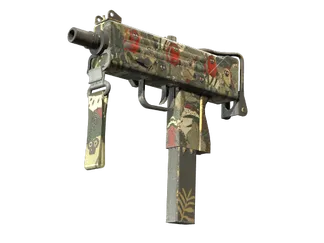 StatTrak™ MAC-10 | Monkeyflage (Battle-Scarred)